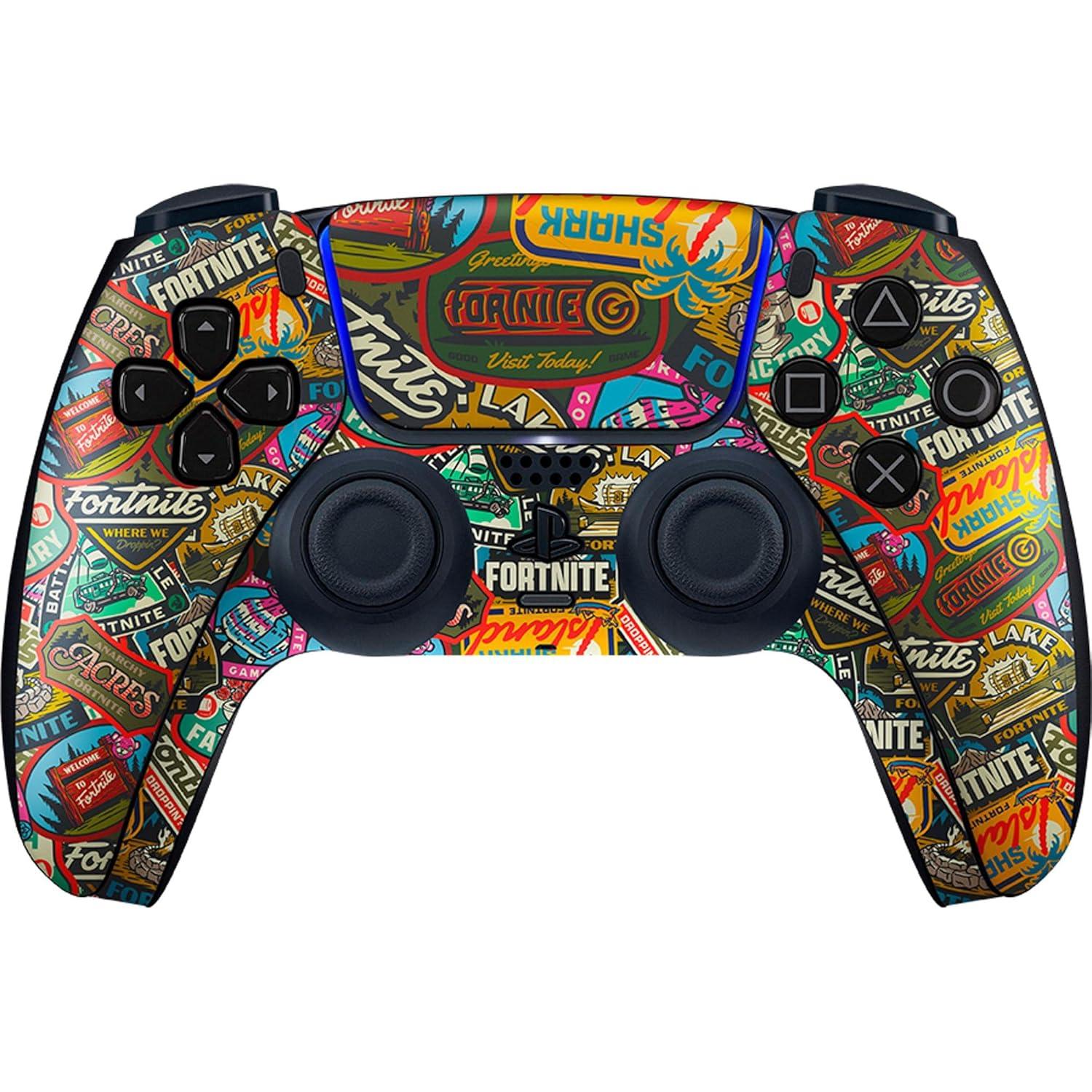 imageRazer Fortnite Console Skin PlayStation 5  PS5 Disc  Full Wrap  Premium 3M Cast Vinyl  Scratch Protection  Unique Designs ampamp Finishes  Easy Application  PeelyLandscape 2