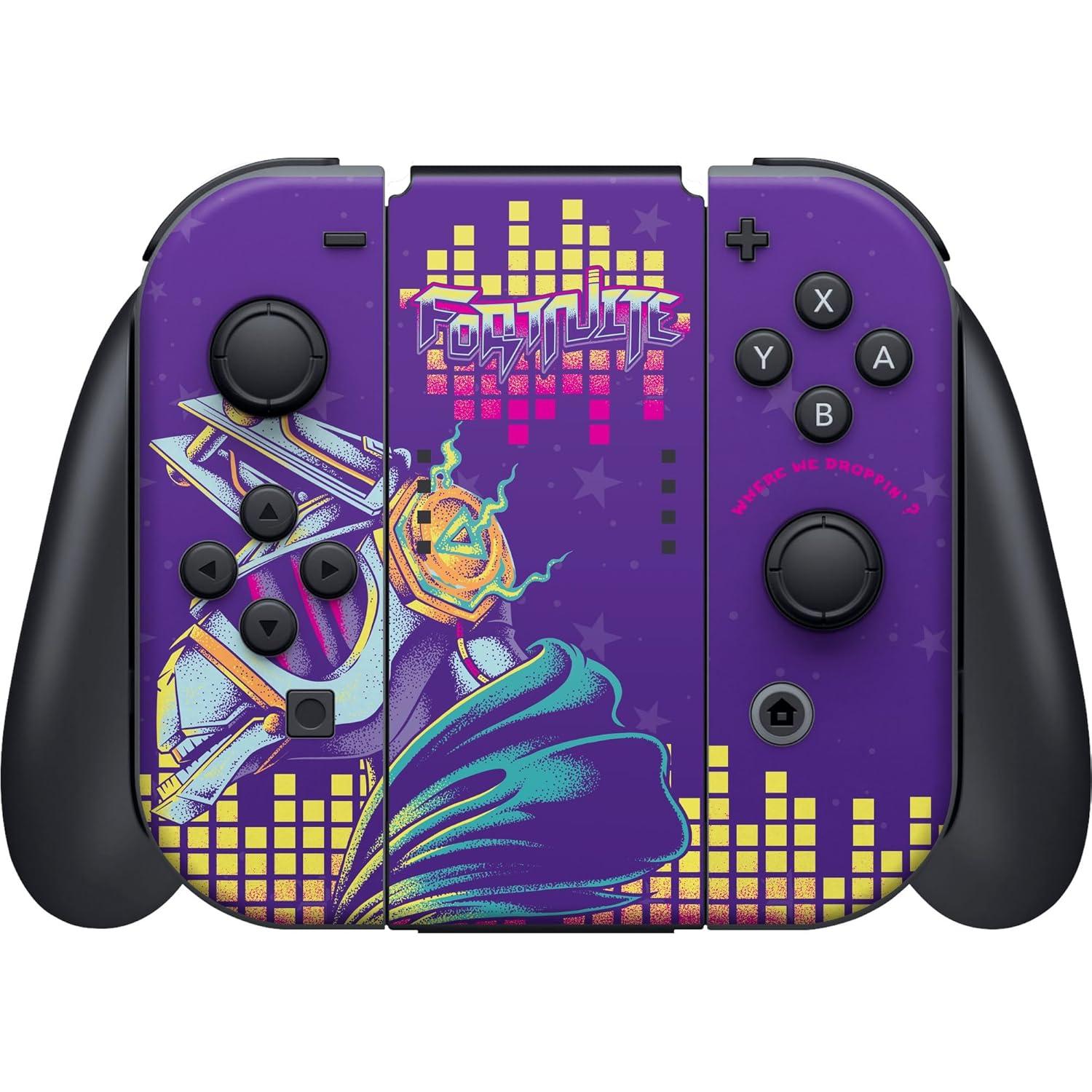 imageRazer Fortnite Console Skin Switch OLED 2021  Full Wrap  Premium 3M Cast Vinyl  Scratch Protection  Unique Designs ampamp Finishes  Easy Application  Shark IslandDJ Yonder