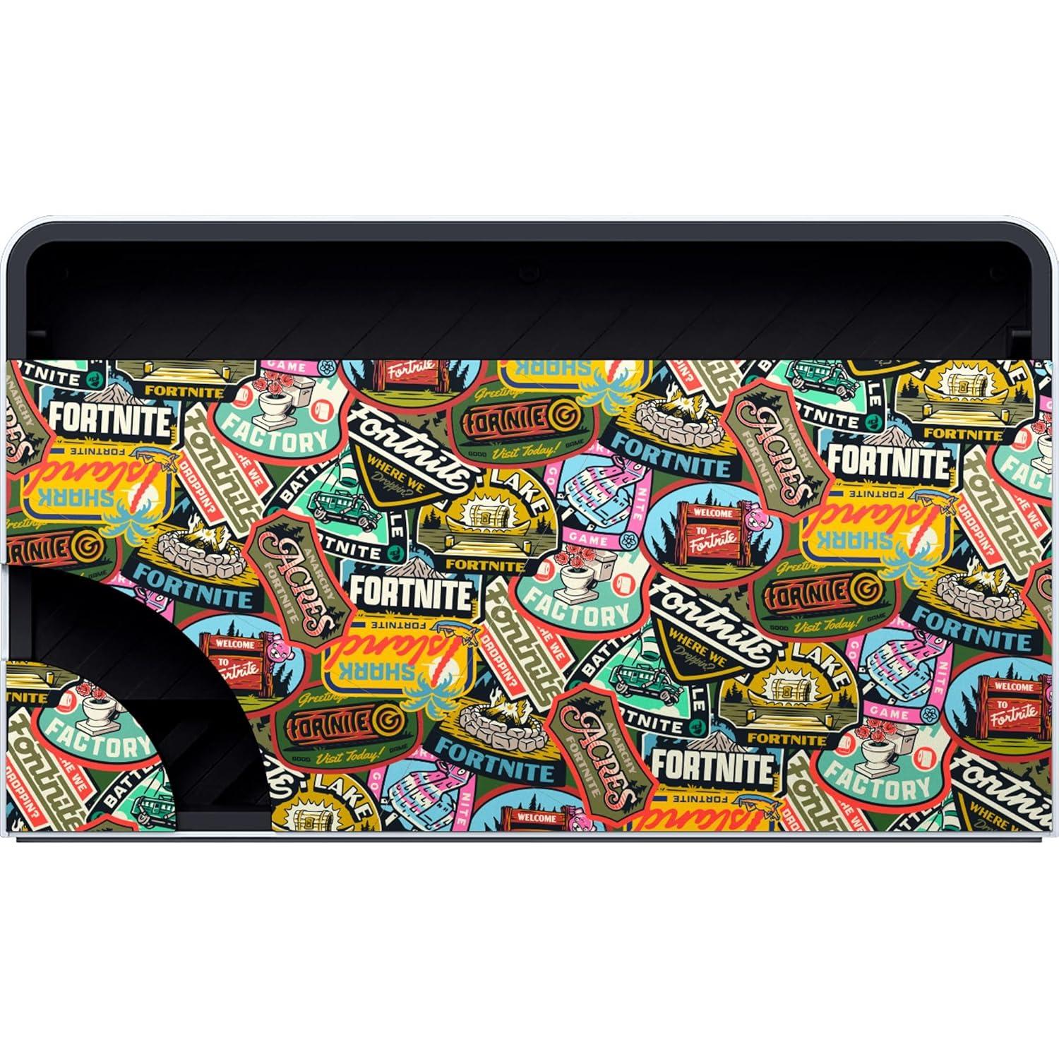 imageRazer Fortnite Console Skin Switch OLED 2021  Full Wrap  Premium 3M Cast Vinyl  Scratch Protection  Unique Designs ampamp Finishes  Easy Application  Shark IslandLandscape 3