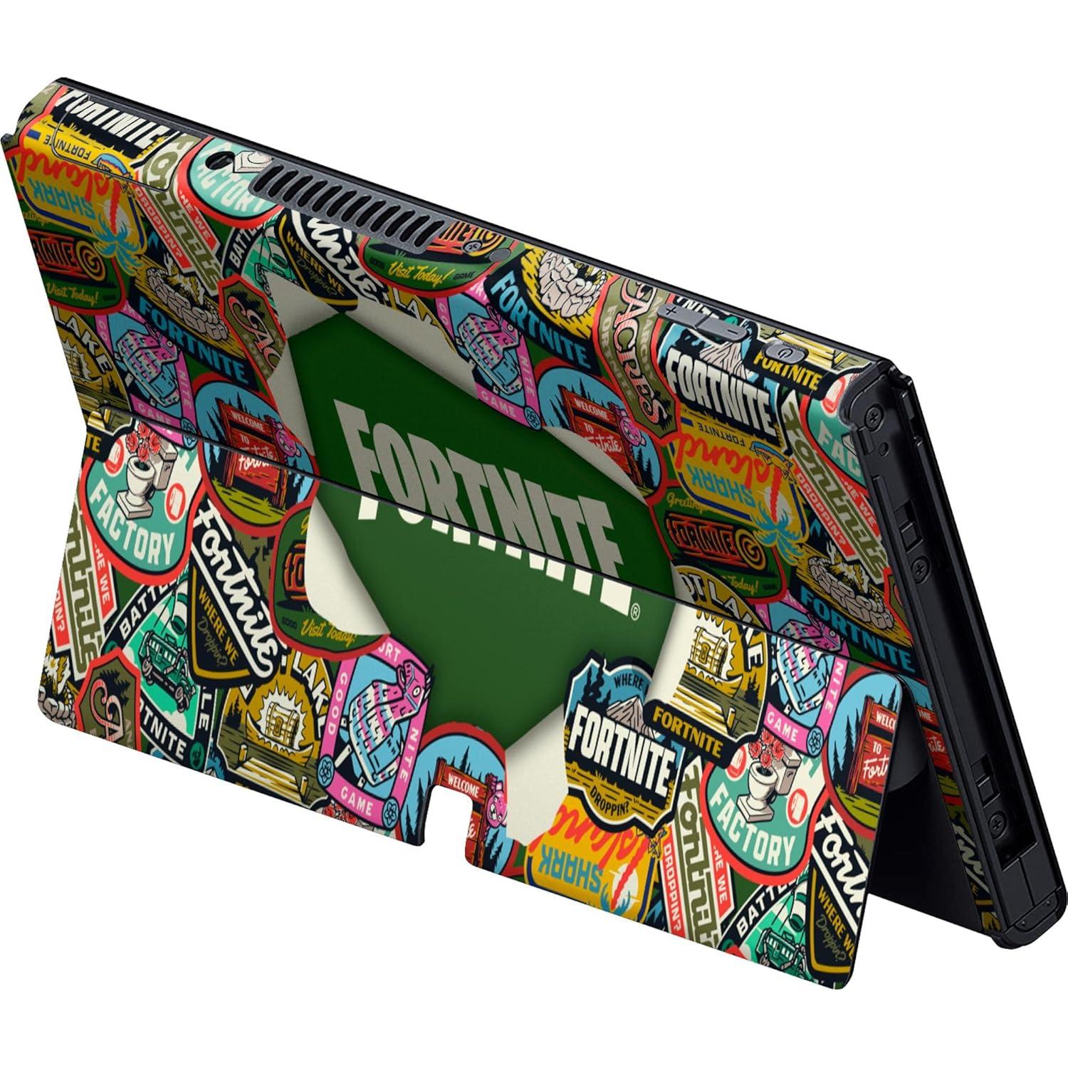 imageRazer Fortnite Console Skin Switch OLED 2021  Full Wrap  Premium 3M Cast Vinyl  Scratch Protection  Unique Designs ampamp Finishes  Easy Application  Shark IslandLandscape 3