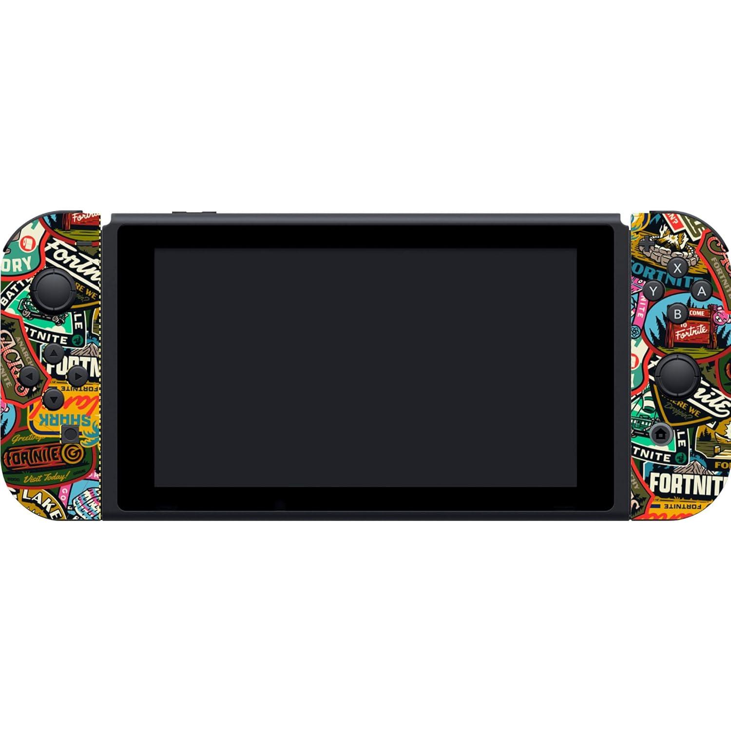 imageRazer Fortnite Console Skin Switch OLED 2021  Full Wrap  Premium 3M Cast Vinyl  Scratch Protection  Unique Designs ampamp Finishes  Easy Application  Shark IslandLandscape 3
