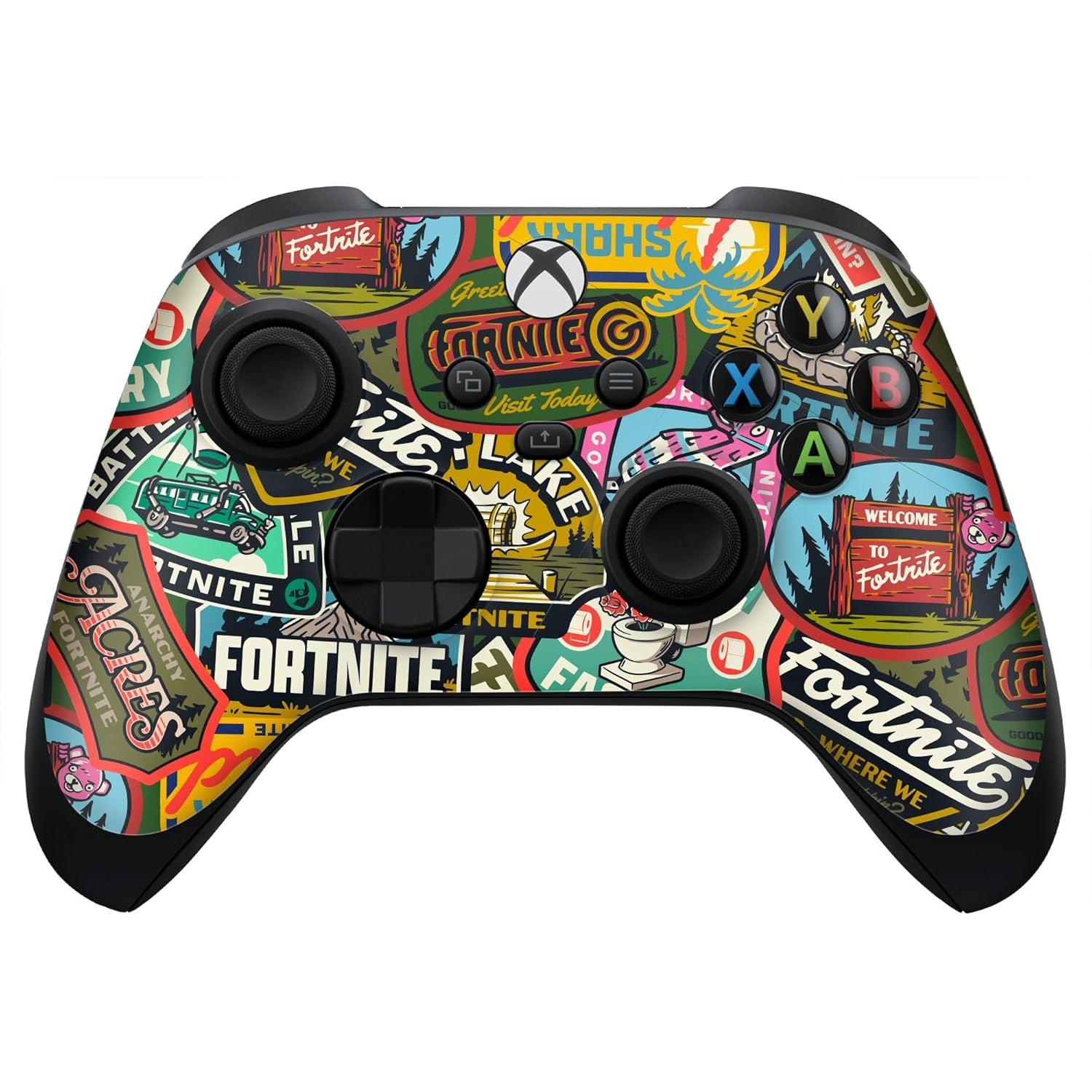 imageRazer Fortnite Console Skin Xbox Series S  Full Wrap  Premium 3M Cast Vinyl  Scratch Protection  Unique Designs ampamp Finishes  Easy Application  Battle BusLandscape 2