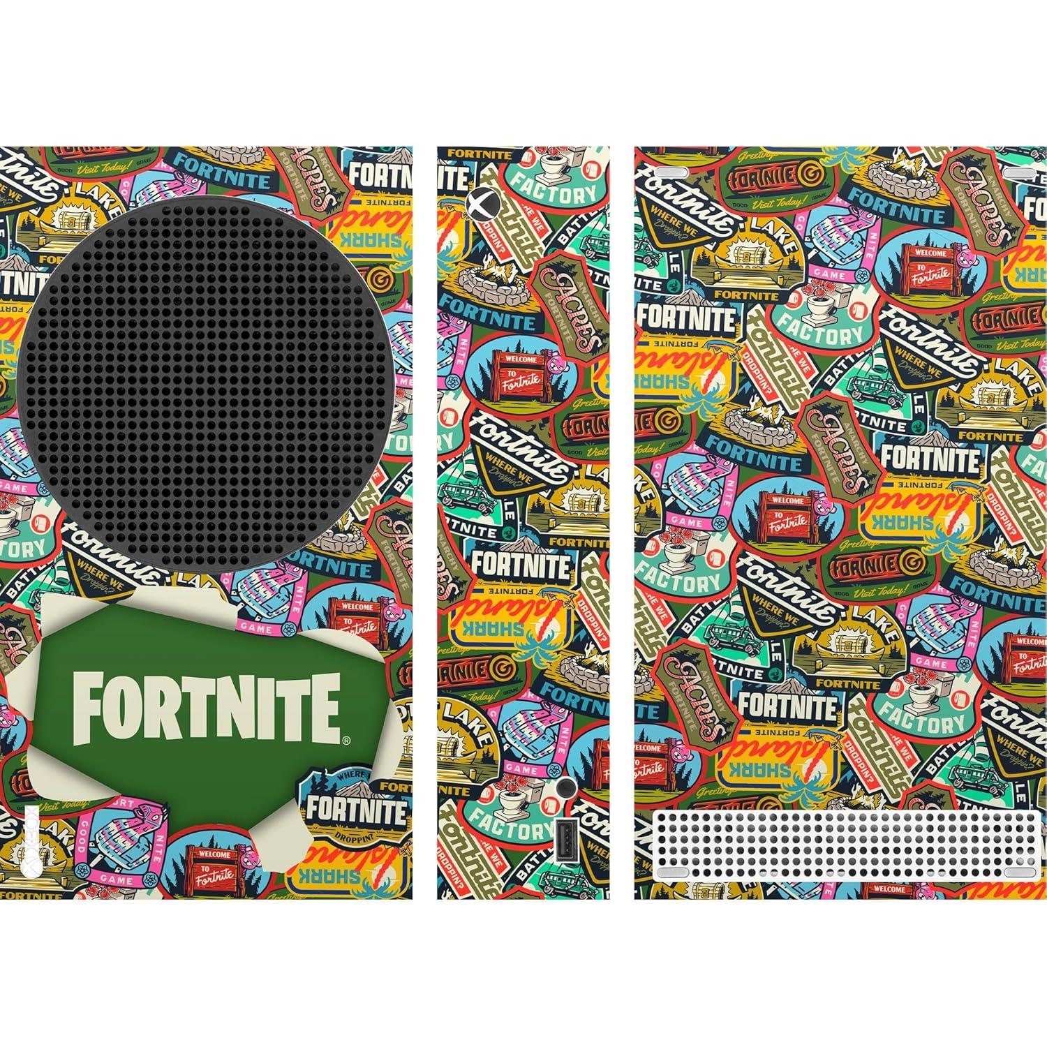 imageRazer Fortnite Console Skin Xbox Series S  Full Wrap  Premium 3M Cast Vinyl  Scratch Protection  Unique Designs ampamp Finishes  Easy Application  Battle BusLandscape 2