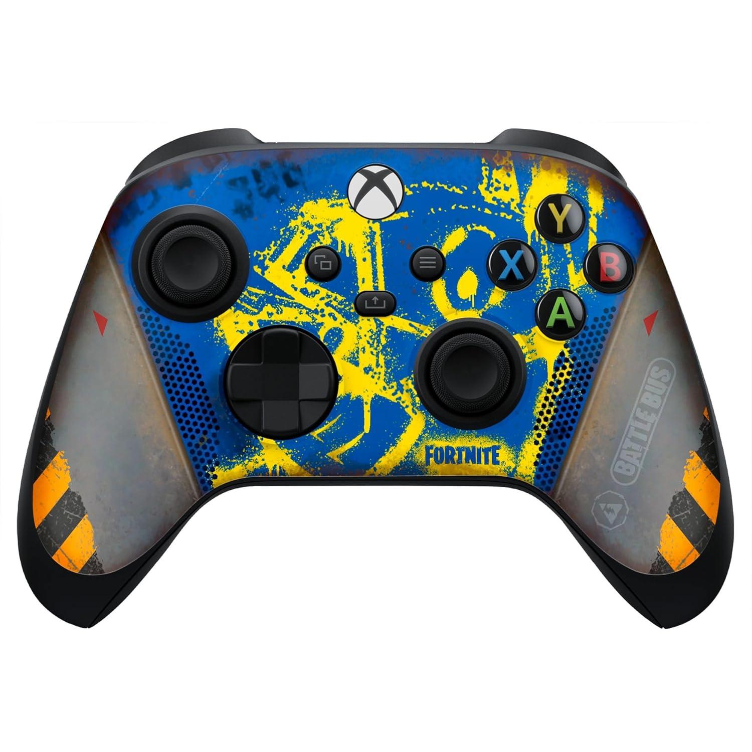 imageRazer Fortnite Console Skin Xbox Series X  Full Wrap  Premium 3M Cast Vinyl  Scratch Protection  Unique Designs ampamp Finishes  Easy Application  DJ YonderBattle Bus