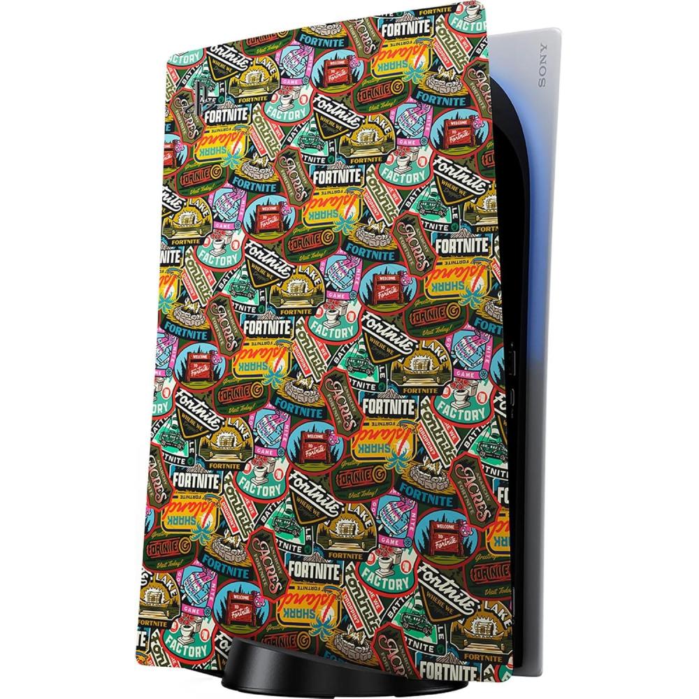 imageRazer Fortnite Console Skin PlayStation 5  PS5 Disc  Full Wrap  Premium 3M Cast Vinyl  Scratch Protection  Unique Designs ampamp Finishes  Easy Application  PeelyLandscape 2
