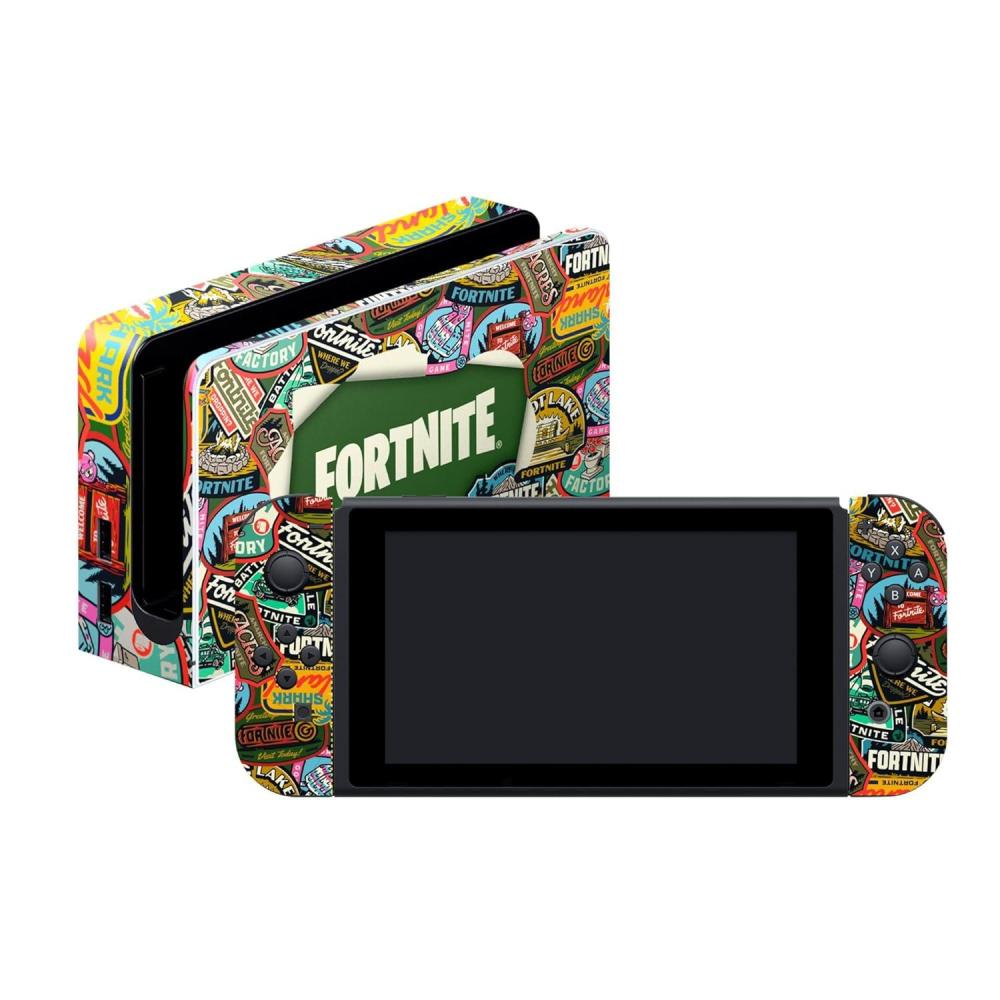 imageRazer Fortnite Console Skin Switch OLED 2021  Full Wrap  Premium 3M Cast Vinyl  Scratch Protection  Unique Designs ampamp Finishes  Easy Application  Shark IslandLandscape 3