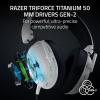 imageRazer BlackShark V3 Wireless Gaming Headset for PC 50mm Drivers  Super Wideband Mic  24 GHz Bluetooth USB  Works with Mac PS5 Nintendo Switch Smartphone  70 Hr Battery  White