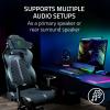 imageRazer Clio Wireless Speaker Head Cushion THX Spatial Audio Enabled  Integrated Near Field Dual Speakers  Multiple Audio Setups  Two 43 mm Full Range Drivers  Aluminum Cone  Bluetooth ampamp USB C