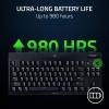 imageRazer BlackWidow V4 Low Profile TKL HyperSpeed Wireless Gaming Keyboard Yellow Mechanical Switches  24GHz Wireless ampamp Bluetooth  MultiFunction Roller  3 Control Buttons  Long Battery Life