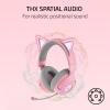 imageRazer Kraken Kitty V3 Pro Wireless RGB Gaming Headset Chroma RGB Kitty Ears  24 GHz Bluetooth 53 USB A  Super Wideband Mic  40mm Drivers  THX Spatial Audio  Comfortable Ear Cushions  Pink