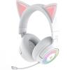 imageRazer Kraken Kitty V3 Pro Wireless RGB Gaming Headset Chroma RGB Kitty Ears  24 GHz Bluetooth 53 USB A  Super Wideband Mic  40mm Drivers  THX Spatial Audio  Comfortable Ear Cushions  White