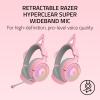 imageRazer Kraken Kitty V3 Pro Wireless RGB Gaming Headset Chroma RGB Kitty Ears  24 GHz Bluetooth 53 USB A  Super Wideband Mic  40mm Drivers  THX Spatial Audio  Comfortable Ear Cushions  Pink