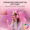 imageRazer Kraken Kitty V3 Pro Wireless RGB Gaming Headset Chroma RGB Kitty Ears  24 GHz Bluetooth 53 USB A  Super Wideband Mic  40mm Drivers  THX Spatial Audio  Comfortable Ear Cushions  Pink