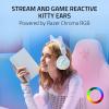 imageRazer Kraken Kitty V3 Pro Wireless RGB Gaming Headset Chroma RGB Kitty Ears  24 GHz Bluetooth 53 USB A  Super Wideband Mic  40mm Drivers  THX Spatial Audio  Comfortable Ear Cushions  White