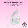 imageRazer Kraken Kitty V3 Pro Wireless RGB Gaming Headset Chroma RGB Kitty Ears  24 GHz Bluetooth 53 USB A  Super Wideband Mic  40mm Drivers  THX Spatial Audio  Comfortable Ear Cushions  White