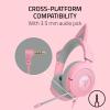 imageRazer Kraken Kitty V3 X Wired Gaming Headset Kitty Ears  HyperClear Cardioid Mic  40 mm Drivers  71 Surround Sound  Comfy Ear Cushions  CrossPlatform via 35mm PC PS5 Xbox Switch 2  Pink