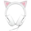 imageRazer Kraken Kitty V3 X Wired Gaming Headset Kitty Ears  HyperClear Cardioid Mic  40 mm Drivers  71 Surround Sound  Comfy Ear Cushions  CrossPlatform via 35mm PC PS5 Xbox Switch 2  White