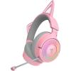 imageRazer Kraken Kitty V3 Pro Wireless RGB Gaming Headset Chroma RGB Kitty Ears  24 GHz Bluetooth 53 USB A  Super Wideband Mic  40mm Drivers  THX Spatial Audio  Comfortable Ear Cushions  Pink
