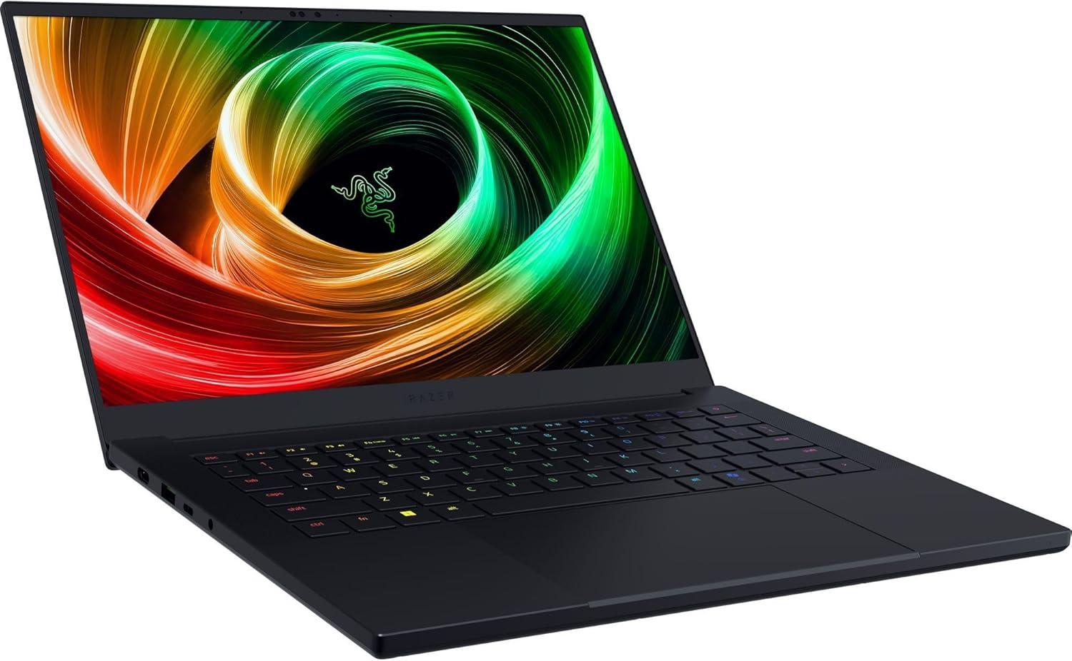 imageRazer Blade 14 2025 Gaming Laptop NVIDIA GeForce RTX 5070  AMD Ryzen AI 9 365 CPU  3K 120Hz OLED Display  32GB LPDDR5X RAM  1TB SSD  Thin ampamp Lightweight  Chroma RGB  Windows  MercuryRyzen AI 9 365