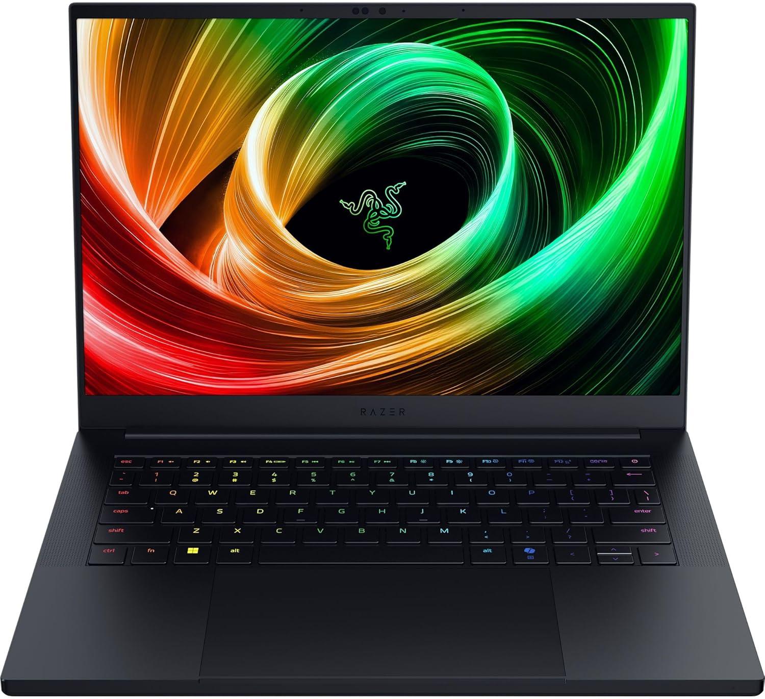 imageRazer Blade 14 2025 Gaming Laptop NVIDIA GeForce RTX 5070  AMD Ryzen AI 9 365 CPU  3K 120Hz OLED Display  32GB LPDDR5X RAM  1TB SSD  Thin ampamp Lightweight  Chroma RGB  Windows  MercuryRyzen AI 9 365