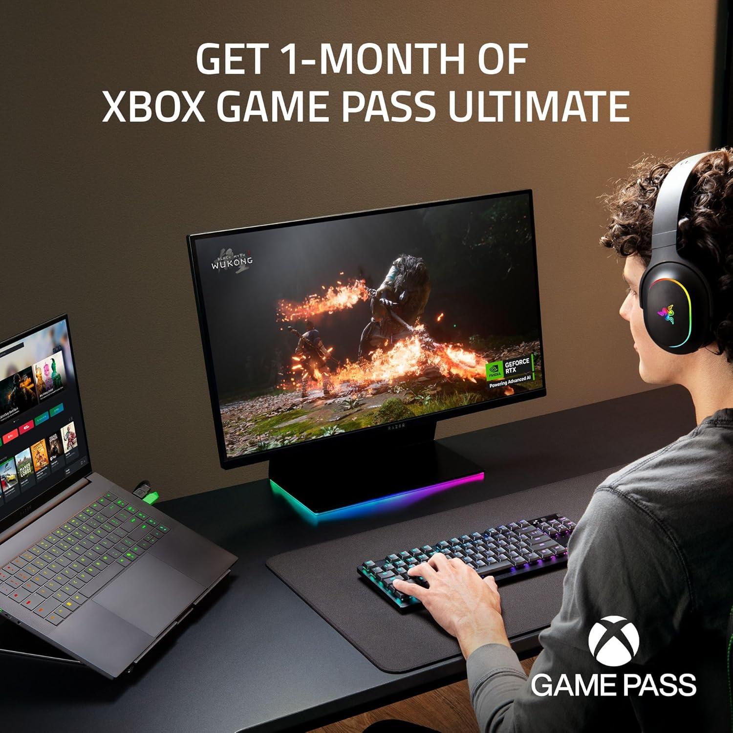 imageRazer Blade 14 2025 Gaming Laptop NVIDIA GeForce RTX 5070  AMD Ryzen AI 9 365 CPU  3K 120Hz OLED Display  32GB LPDDR5X RAM  1TB SSD  Thin ampamp Lightweight  Chroma RGB  Windows  MercuryRyzen AI 9 365