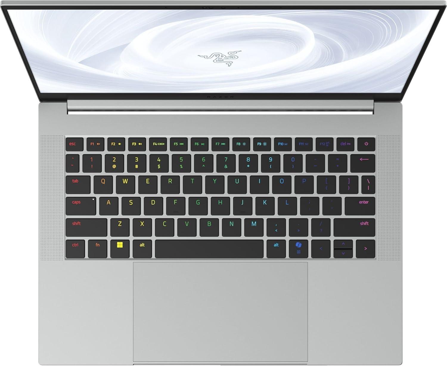 imageRazer Blade 14 2025 Gaming Laptop NVIDIA GeForce RTX 5070  AMD Ryzen AI 9 365 CPU  3K 120Hz OLED Display  32GB LPDDR5X RAM  1TB SSD  Thin ampamp Lightweight  Chroma RGB  Windows  MercuryRyzen AI 9 365