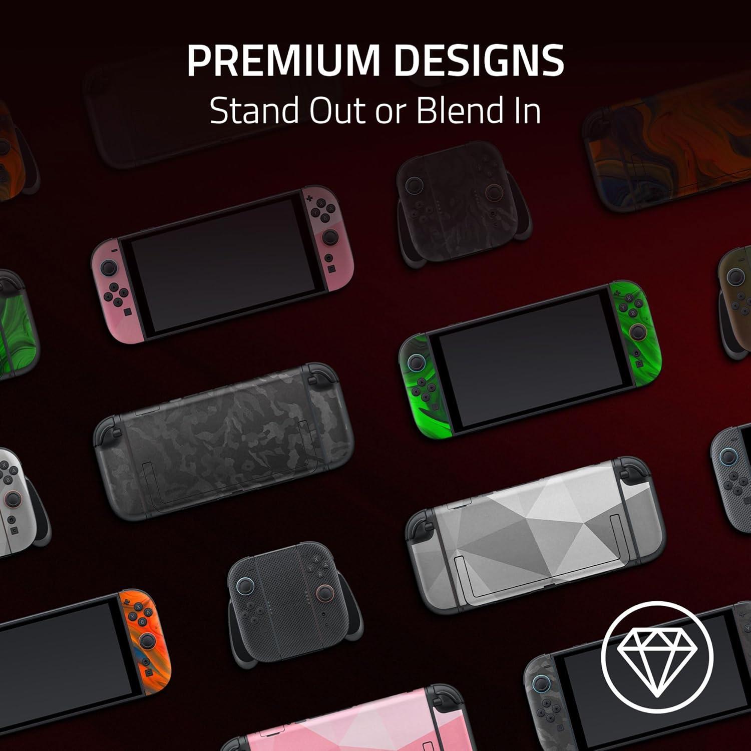 imageRazer Console Skin for Nintendo Switch 2 Complete Wrap  Premium 3M Cast Vinyl  Scratch Resistant  Unique Designs ampamp Finishes  Easy Application  Black CamoBlack Metal