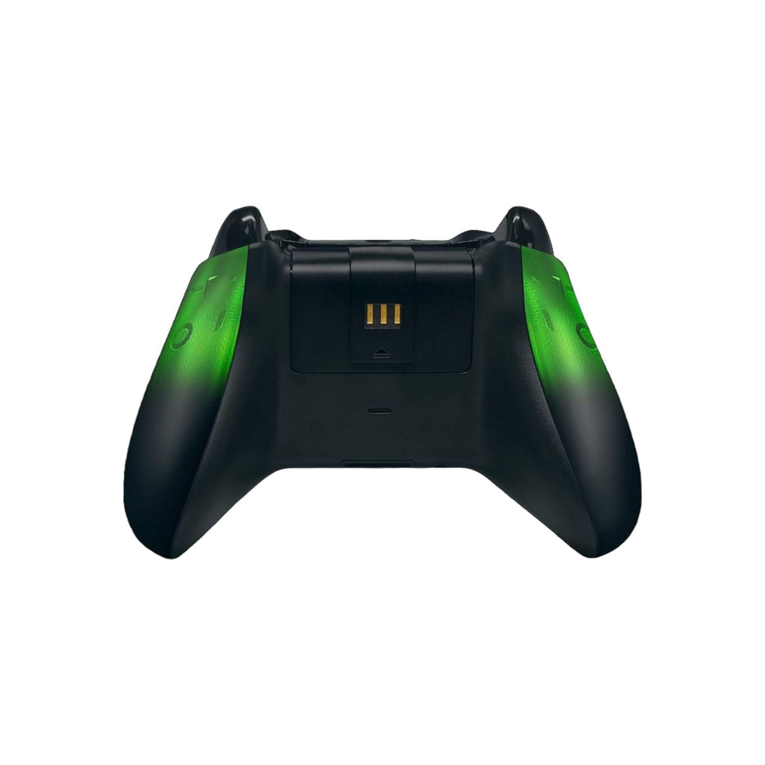 imageRazer Wireless Controller ampamp Quick Charging Stand Bundle for Xbox Series XS Xbox One Impulse Triggers  Textured Grips  12hr Battery Life  Magnetic Secure Charging Limited Green Edition