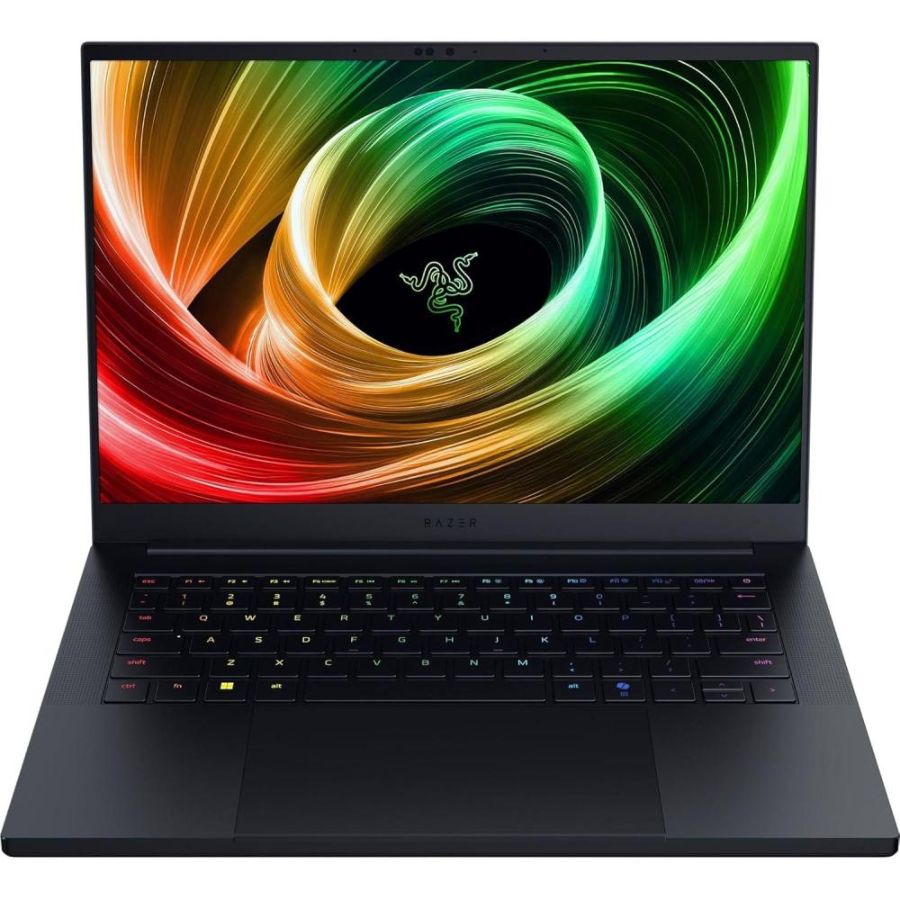 imageRazer Blade 14 2025 Gaming Laptop NVIDIA GeForce RTX 5070  AMD Ryzen AI 9 365 CPU  3K 120Hz OLED Display  32GB LPDDR5X RAM  1TB SSD  Thin ampamp Lightweight  Chroma RGB  Windows  MercuryRyzen AI 9 365