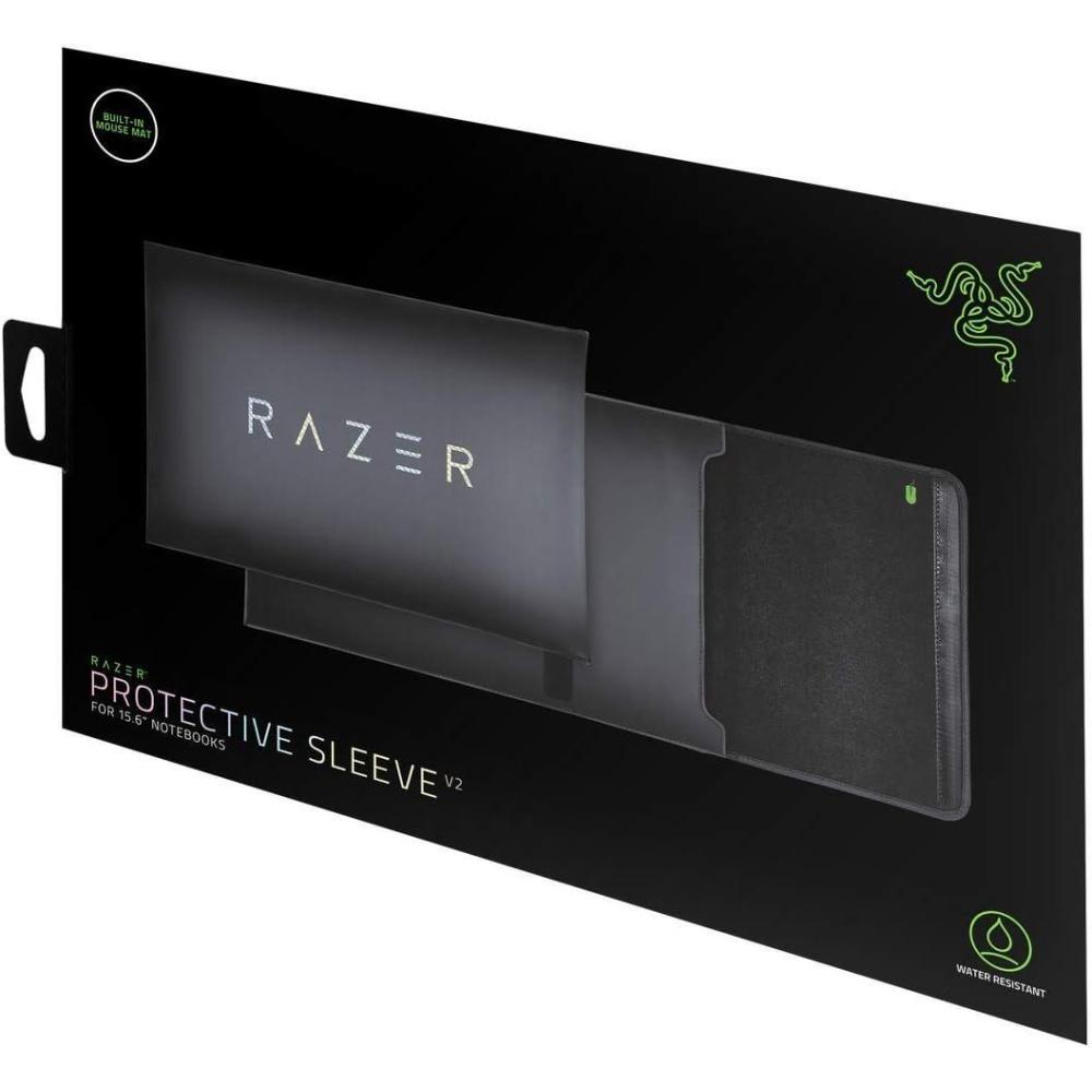 imageRazer 173quotquot Protective Laptop Sleeve Scratch ampamp WaterResistant  Padded Interior Lining  SnagFree Velcro  FlipOut Mouse Mat  Classic Black RC2101590100R3M115 in