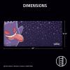 imageRazer Gigantus V2 XXL Gaming Mouse Pad Textured MicroWeave Cloth Surface  Thick HighDensity Rubber Foam  AntiSlip Base  Pokemon Gengar Edition