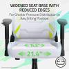 imageRazer Iskur V2 X Ergonomic Gaming Chair Builtin Lumbar Support  Widened Seat  High Density Foam Cushions  Adjustable 152 Degree Recline  2D Armrests  Plush Fabric Finish  2XKO Edition
