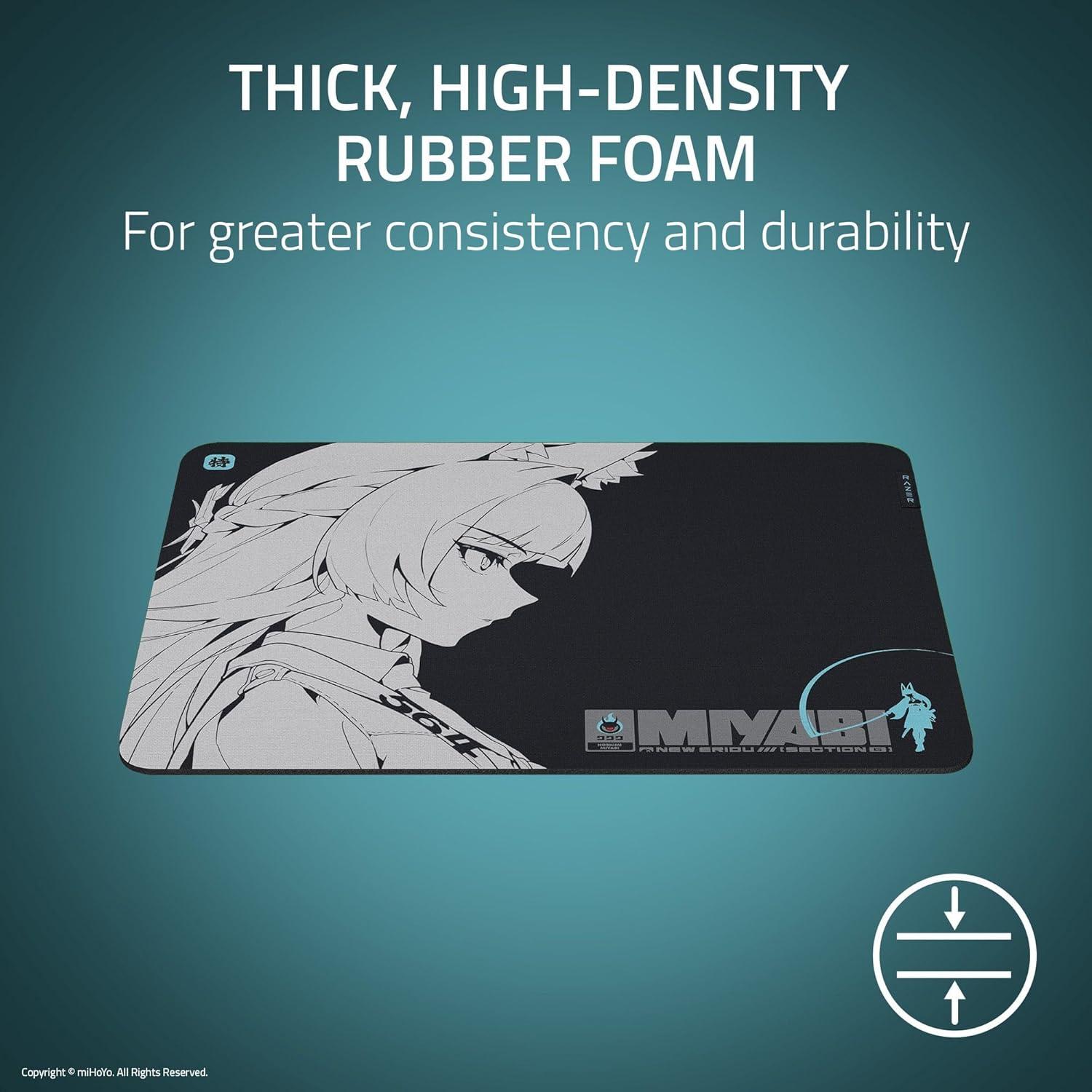 imageRazer Gigantus V2 Soft Gaming Mouse Pad Medium Textured MicroWeave Cloth Surface  Thick HighDensity Rubber Foam  Anti Slip Base  Zenless Zone Zero Edition