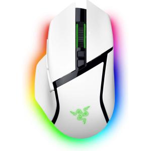 imageRazer Basilisk V3 Pro 35K Wireless Gaming Mouse HyperScroll Tilt Wheel  35K DPI Optical Sensor Gen 213 Customizable Controls  RGB  Optical Switches Gen 3  Up to 140 Hr Battery  Phantom WhiteWhite
