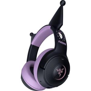 imageRazer Kraken Kitty V2 BT Wireless RGB Headset Chroma RGB Kitty Ears ampamp Earcups  Bluetooth 5240 mm Drivers  NoiseCancelling Mics  Lightweight  40 Hr Battery wType C Charging  Kuromi Edition
