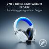 image:imageRazer BlackShark V3 X HyperSpeed Wireless Gaming Headset for PS5 50mm Drivers  Cardioid Mic  24 GHz Bluetooth  Works with PC Mac Nintendo Switch Smartphone  Long Battery Life  White