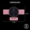 image:imageRazer Kiyo V2 Streaming Webcam 4K 30 FPS 1080p 60 FPS  AI Powered AutoFraming  Builtin Microphone  Ultrawide Angle Lens  Privacy Cover  Works with OBS Xsplit Discord Zoom Teams  WhitePink