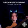 image:imageRazer Kiyo V2 Streaming Webcam 4K 30 FPS 1080p 60 FPS  AI Powered AutoFraming  Builtin Microphone  Ultrawide Angle Lens  Privacy Cover  Works with OBS Xsplit Discord Zoom Teams  WhiteBlack