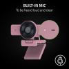 image:imageRazer Kiyo V2 X Streaming Webcam 1440p 60 FPS  Auto Focus  Builtin Microphone  Wide Angle Lense  Integrated Privacy Shutter  Works with OBS Xsplit Streamlabs Discord Zoom Teams  WhitePink