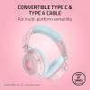 image:imageRazer Kraken V4 X Wired Gaming Headset 40 mm Drivers  Cardioid Mic  Memory Foam Cushions  Chroma RGB Lighting  Type C amp Type A Cable  for PC Mac PS5 Nintendo Switch 2  My Melody Edition