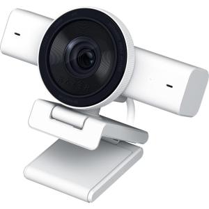 image:imageRazer Kiyo V2 Streaming Webcam 4K 30 FPS 1080p 60 FPS  AI Powered AutoFraming  Builtin Microphone  Ultrawide Angle Lens  Privacy Cover  Works with OBS Xsplit Discord Zoom Teams  WhiteWhite