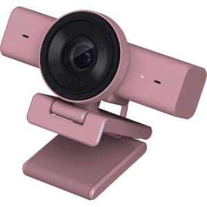 image:imageRazer Kiyo V2 X Streaming Webcam 1440p 60 FPS  Auto Focus  Builtin Microphone  Wide Angle Lense  Integrated Privacy Shutter  Works with OBS Xsplit Streamlabs Discord Zoom Teams  WhitePink