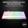 image:imageRazer BlackWidow V4 Pro Wired Mechanical Gaming Keyboard Green Switches Tactile amp Clicky  Doubleshot ABS Keycaps  Command Dial  8 Dedicated Macro Keys  Chroma RGB  Magnetic Wrist Rest  White