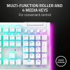 image:imageRazer BlackWidow V4 Pro Wired Mechanical Gaming Keyboard Green Switches Tactile amp Clicky  Doubleshot ABS Keycaps  Command Dial  8 Dedicated Macro Keys  Chroma RGB  Magnetic Wrist Rest  White
