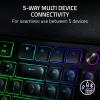 image:imageRazer Pro Type Ergo Wireless Split Ergonomic RGB Keyboard  Adjustable Tilt Wrist Rest Natural Typing Multi Device Connectivity 24 GHz Bluetooth USB Type C WindowsMac Compatible  Black
