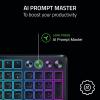 image:imageRazer Pro Type Ergo Wireless Split Ergonomic RGB Keyboard  Adjustable Tilt Wrist Rest Natural Typing Multi Device Connectivity 24 GHz Bluetooth USB Type C WindowsMac Compatible  Black