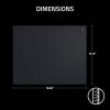 image:imageRazer Atlas Pro Tempered Glass Gaming Mouse Mat  UltraThin 19mm Dirt and Scratch Resistant UltraSmooth LowFriction Surface Optimized for Optical Sensors AntiSlip Base  Black