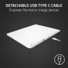 image:imageRazer Firefly V2 Pro Fully Illuminated RGB Gaming Mouse Mat Backlit Design  15 Zone Chroma Lighting  USB 20 Port  Detachable USB Type C Cable  Micro Textured Surface  Anti Slip Base  White
