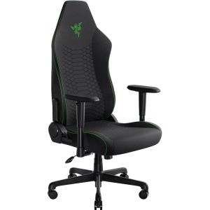 image:imageRazer Iskur V2 X Ergonomic Gaming Chair  Builtin Lumbar Support Widened Seat Base HighDensity Foam Cushions Adjustable 152 Recline 2D Armrests Plush Fabric Finish PC Gaming  L33T Edition
