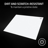 image:imageRazer Atlas Pro Tempered Glass Gaming Mouse Mat  UltraThin 19mm Dirt and Scratch Resistant UltraSmooth LowFriction Surface Optimized for Optical Sensors AntiSlip Base  White